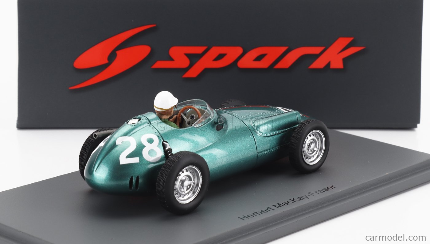 Spark S5729 1/43 BRM P25 No.28 French GP 1957 Herbert MacKay