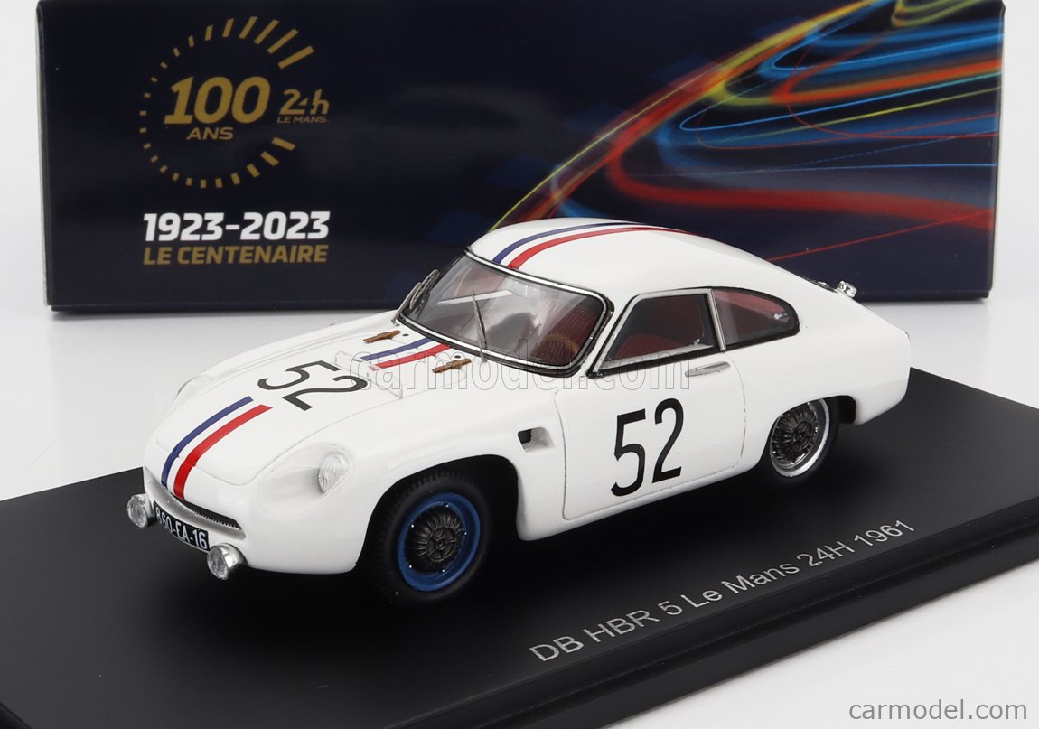 Miniature Spark HBR4 Panhard N°53 – 24 Heures Du Mans 1961 1/43 CCC