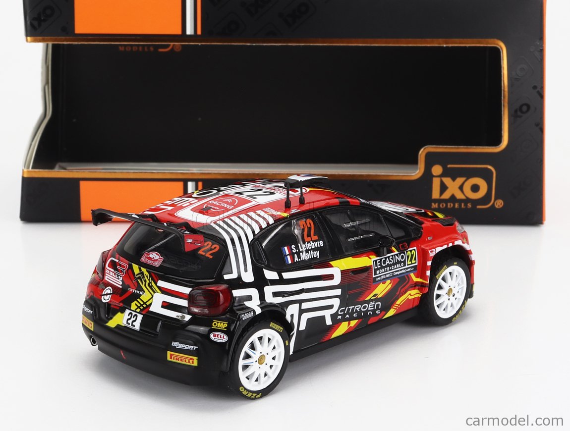 IXO-MODELS RAM887.22 Escala 1/43 | CITROEN C3 RALLY2 N 21 RALLY MONTECARLO 2023 Y.ROSSEL - A