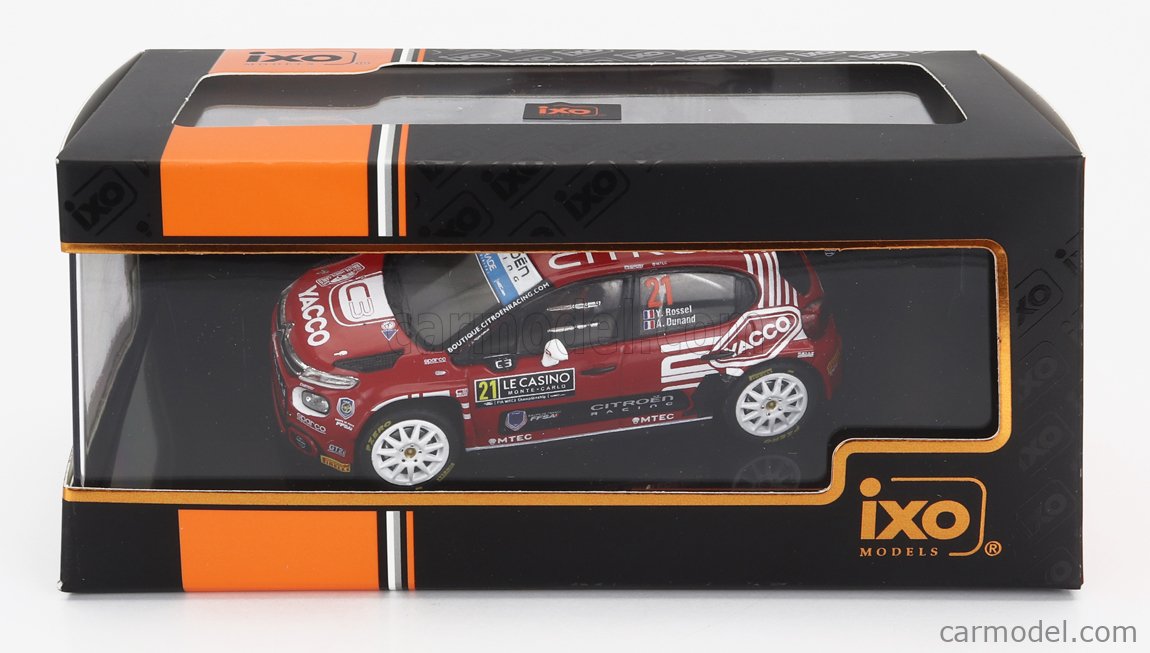 IXO Models Rally Monte Carlo Citroen C3 2023 WRC2 No.21 Y. Rossel A  Dunand Ixoram887 22 Pkw Modelle Truckmo