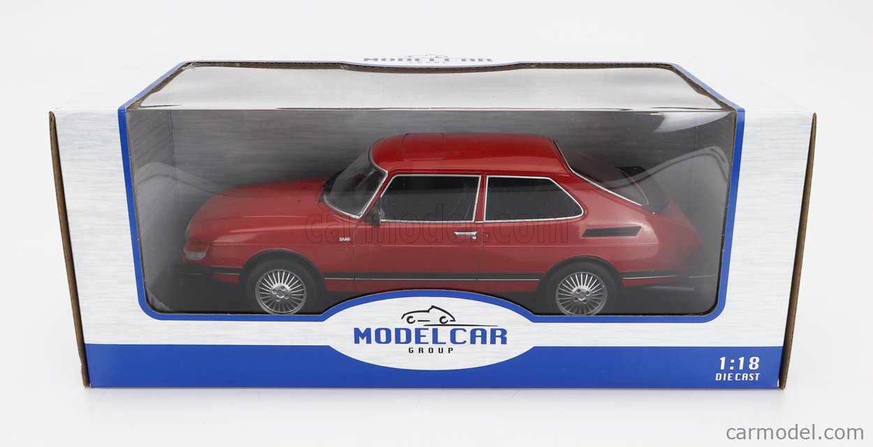 MCG MCG18340 Scale 1/18 | SAAB 900 TURBO 1981 RED