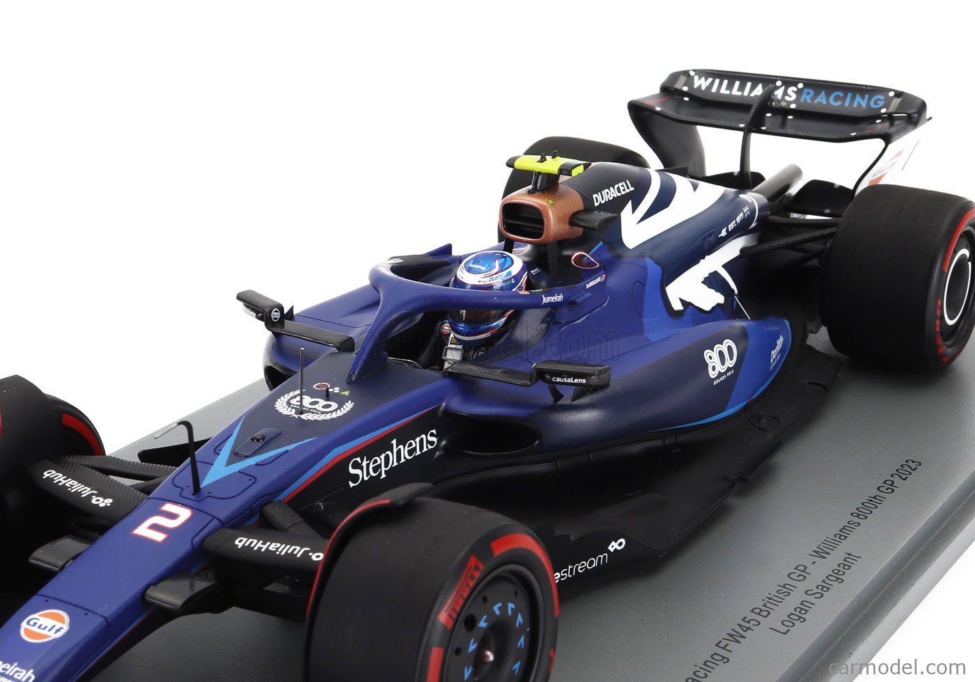 Spark 1/43 Williams F1 FW45 N°2 – Réplique GP USA 2023 – Collection Formule 1
