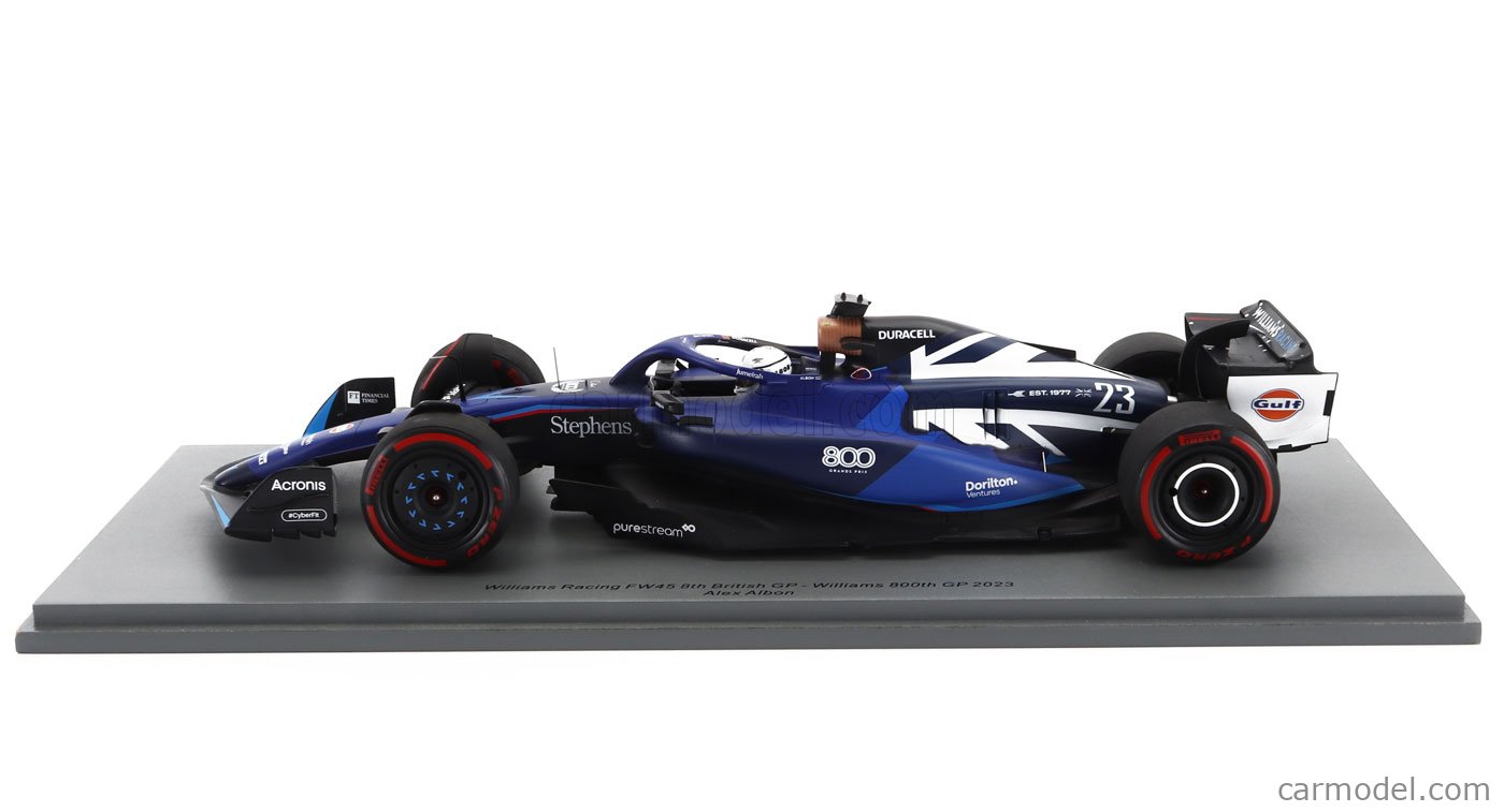 ミニカー　1/18 Williams F1 FW45 #23 Williams Racing 8th British GP - Williams 800th GP Alexander Albon [18S952] SPARK-MODEL 18S952 Williams - F1 FW45 Team Williams Racing N