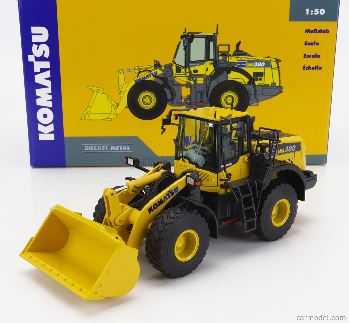 （非売品）Komatsu WA380-8 ダイキャストメタル 1:50 Komatsu WA380-8 Wheel Loader