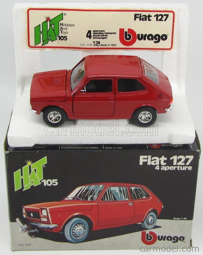 TRANSKIT Paraurti front bumper Fiat 127 Martoys BBurago Burago 1/24 1 24 spare 