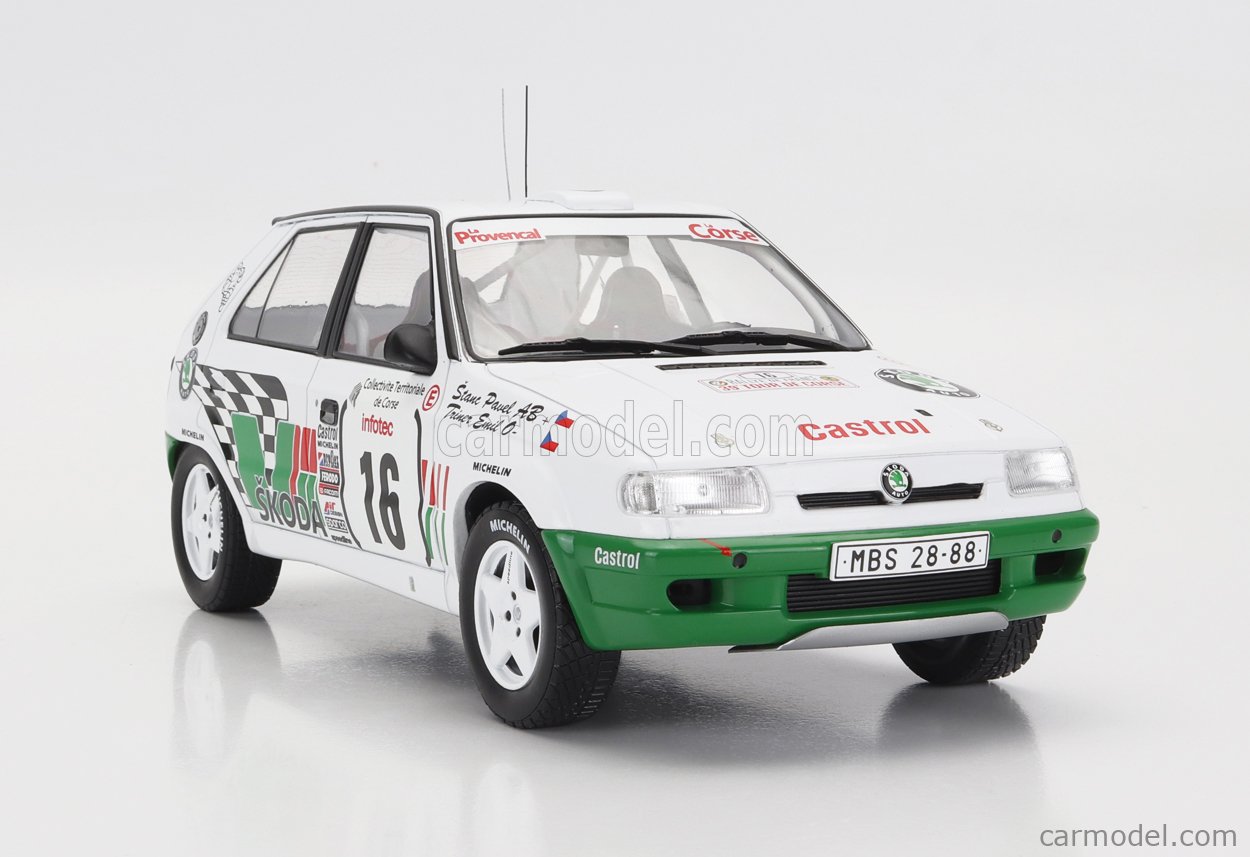 Modellino Auto Rally Scala 1:18 Ixo Model SKODA FELICIA KIT CAR N.20 RAC RALLY 1995 Blomqvistmelander Modellismo Statico Collezione