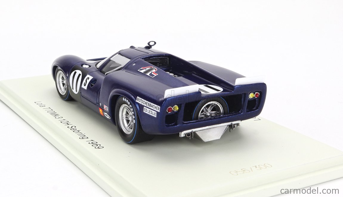 小島良太■スパークモデル 1/43 1969 ローラT70 Mk3 #8 デイトナ24h レーシングカー