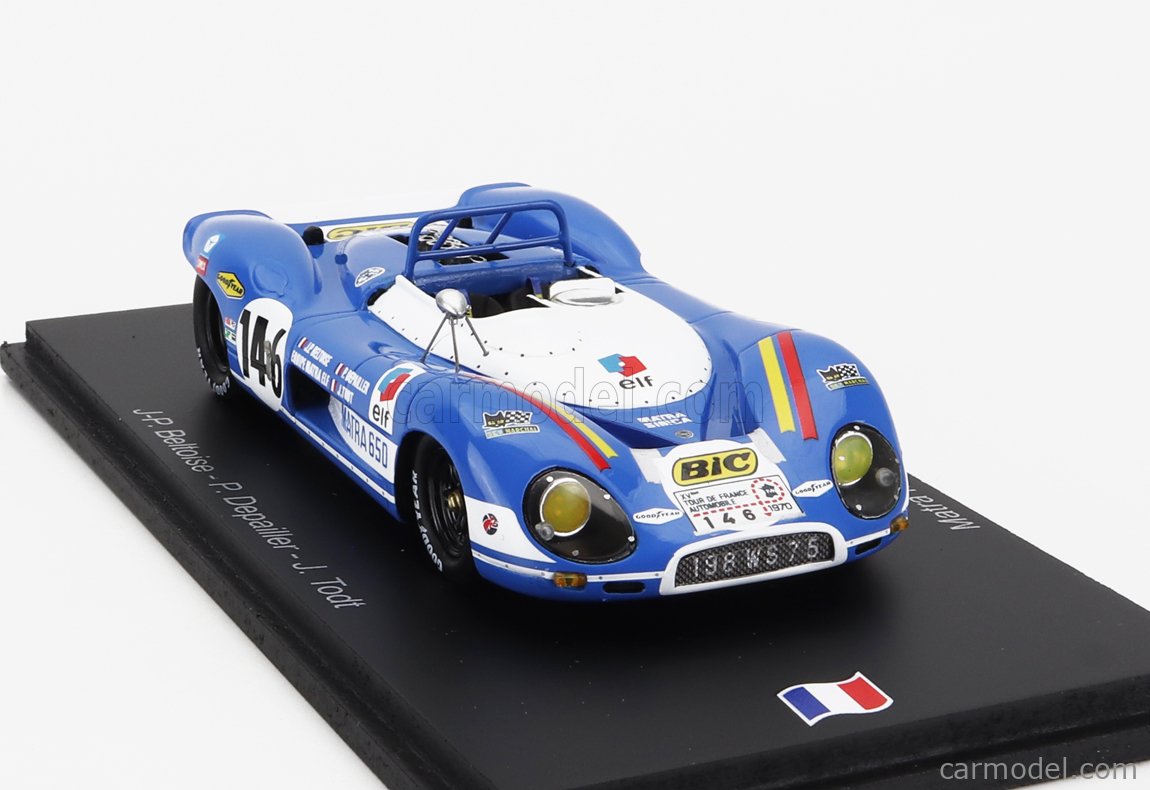 SPARK-MODEL SF290 Scale 1/43 | MATRA SIMCA MS650 SPIDER N 146 WINNER ...