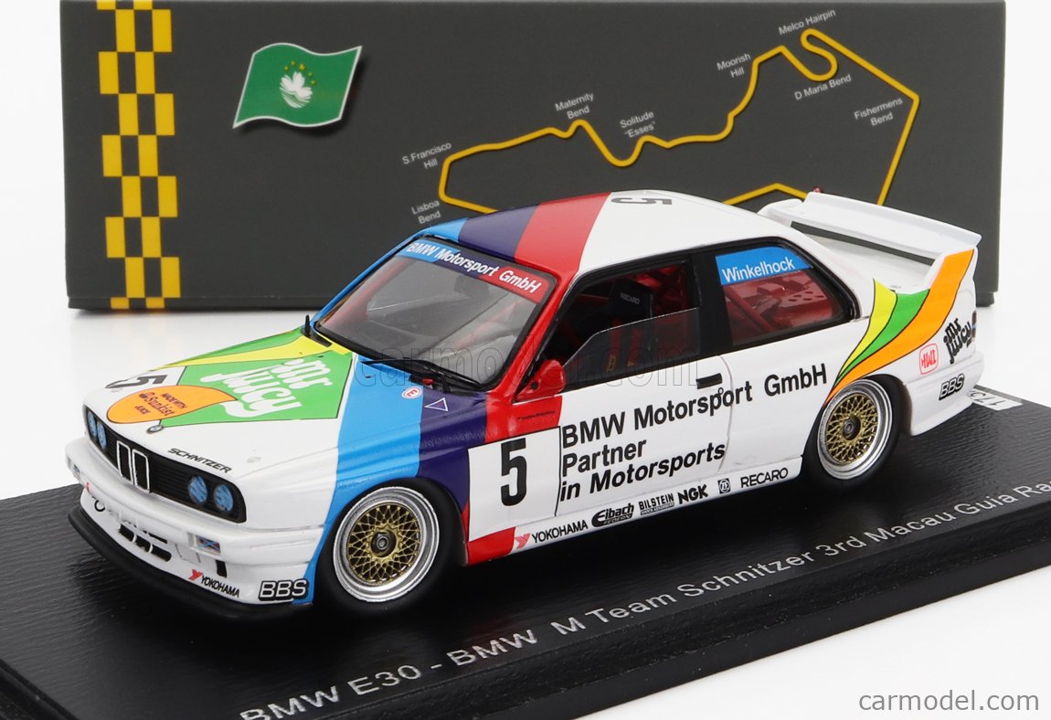 BMW - 3-SERIES (E30) TEAM SCHNITZER N 5 3rd RACE GUIA MACAU 1991  J.WINKELHOCK