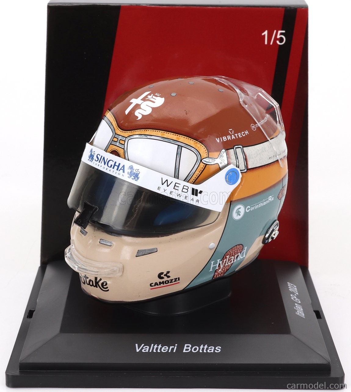 SPARK-MODEL 5HF121 Scala 1/5 | BELL HELMET F1 CASCO HELMET ALFA 