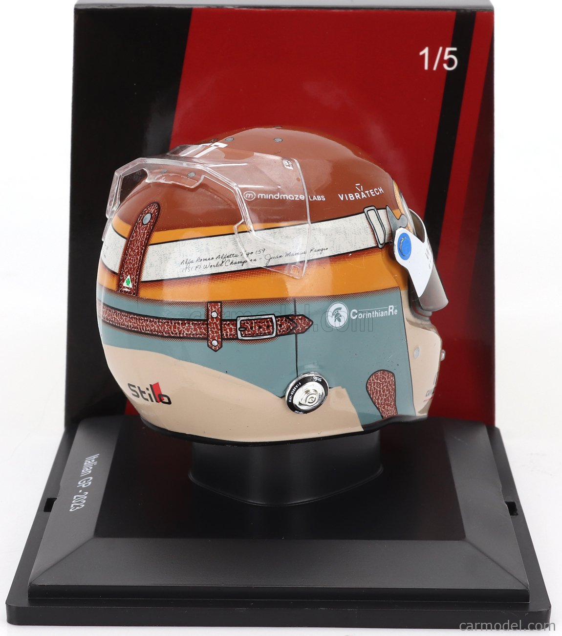 SPARK-MODEL 5HF121 Scala 1/5 | BELL HELMET F1 CASCO HELMET ALFA 