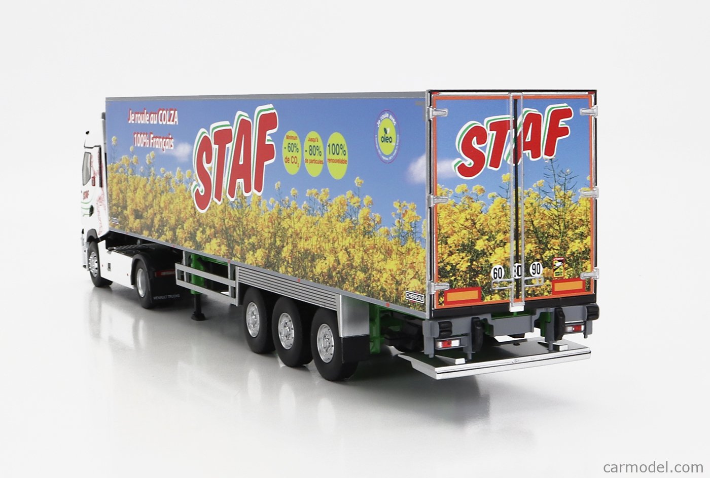 Camion avec décor Colza et remorque – Transport CHOQUET – RENAULT T480