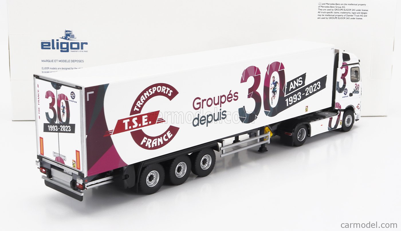 Marketplace : MERCEDES ACTROS 5 Remorque TAUTLINER TRANSPORTS BRAY Eligor 143
