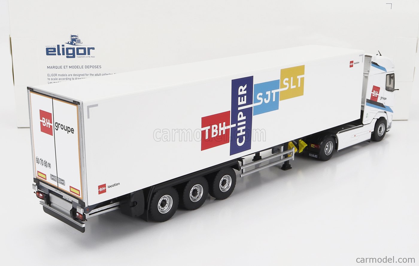 Camion Solo ELIGOR DAF XG Jaune - Échelle 1/43 - Miniature ELI118001 Neuve