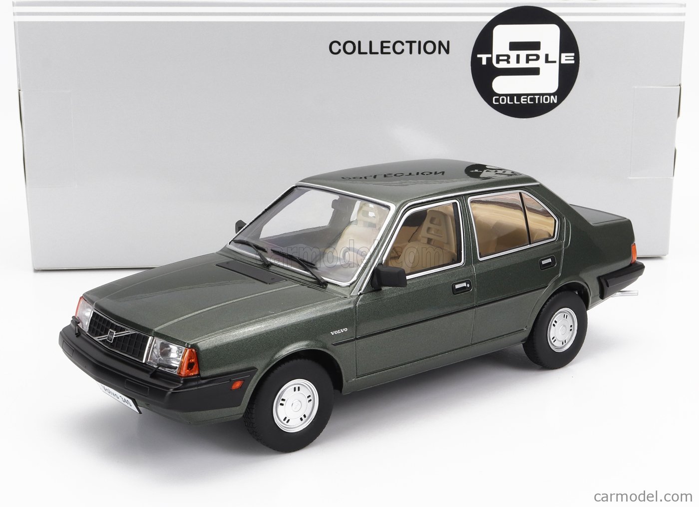 TRIPLE9 T9-1800413 Scale 1/18 | VOLVO 340 DL 1987 GREEN MET