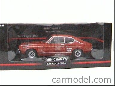 MINICHAMPS 150089001 Scale 1/18 | FORD ENGLAND CAPRI 1700 GT 1969 RED