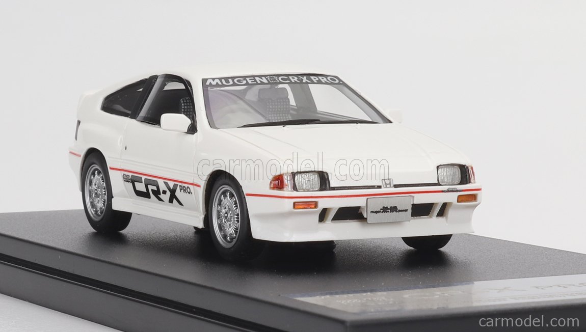 HI-STORY HS342-WH Scale 1/43 | HONDA CR-X PRO MUGEN 1984 WHITE