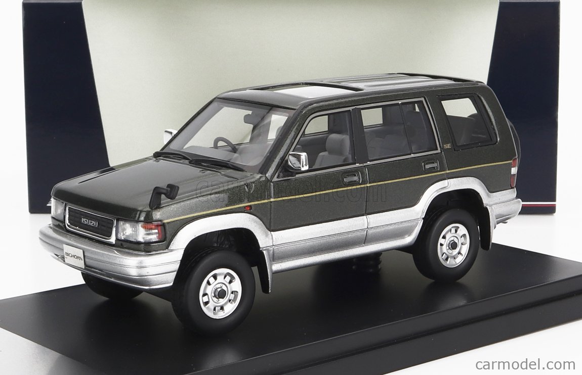 HI-STORY HS417-GR Масштаб 1/43 | ISUZU BIGHORN 1993 GREEN SILVER