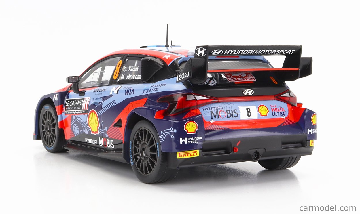 Miniature IXOMODELS Hyundai I20 N Rally1 - Rallye Finlande WRC 2022 - #11 - Échelle 1/43