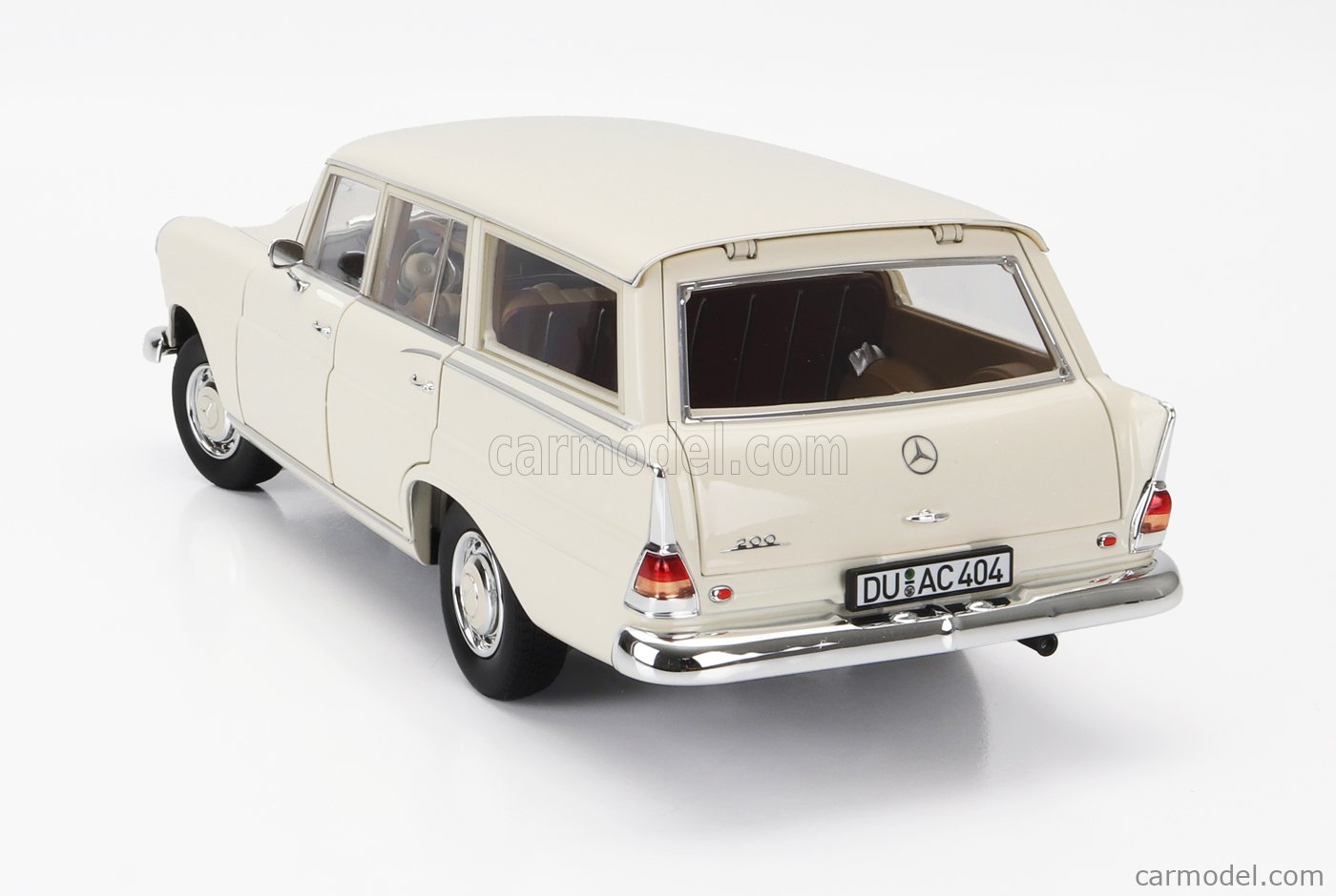 Norev 183709: Diecast model car 1/18 scale - Mercedes-Benz 200 Universal  Cream 1966 (ref. NOR-183709)