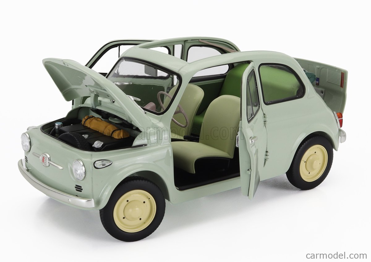 KYOSHO 08966LG Scale 1/18 | FIAT 500 D CABRIOLET OPEN 1960
