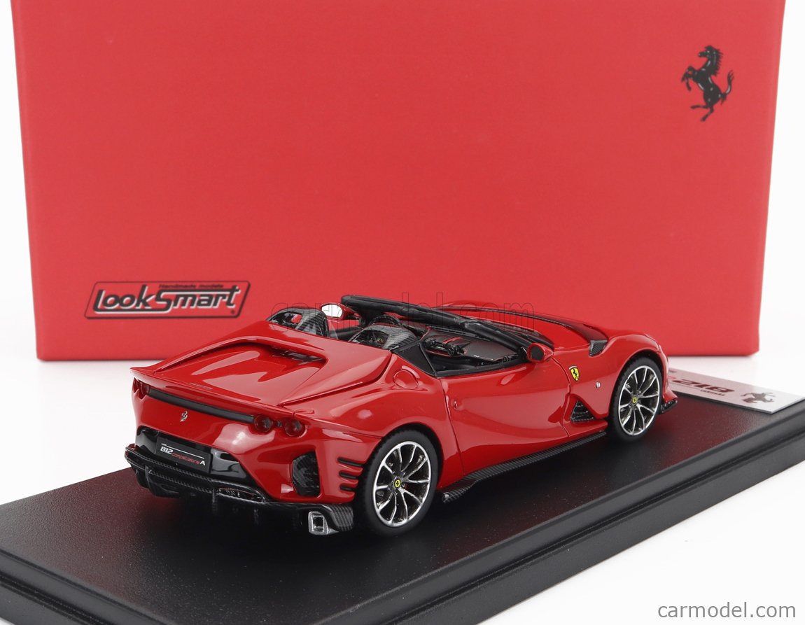 Looksmart Ferrari 812 Competizione A Spider 2022 Rosso Scuderia LS531D 1:43 Neuve