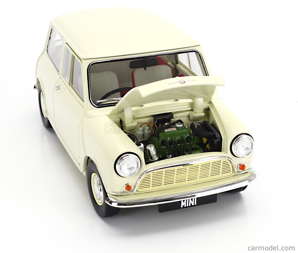 KYOSHO 08964W Scale 1/18 | MORRIS MINI MINOR 1964 OLD ENGLISH WHITE