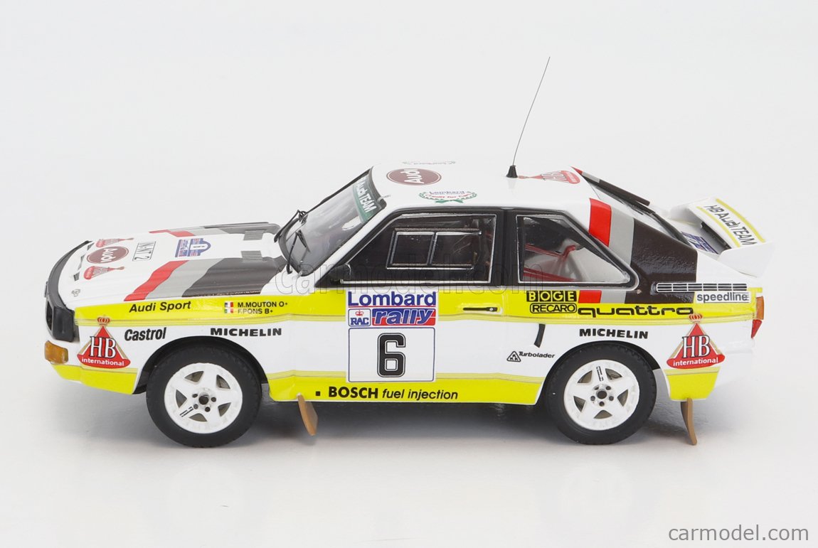TROFEU RRUK93 AUDI Sport Quattro No.6 RAC 1984 Mouton / Pons 1/43 EUR 79,95 - FR