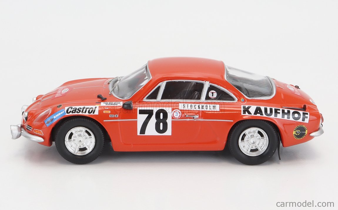 Miniature Trofeu Alpine A110 Rallye Monte-Carlo 1969 - Échelle 1/43 - Boîte