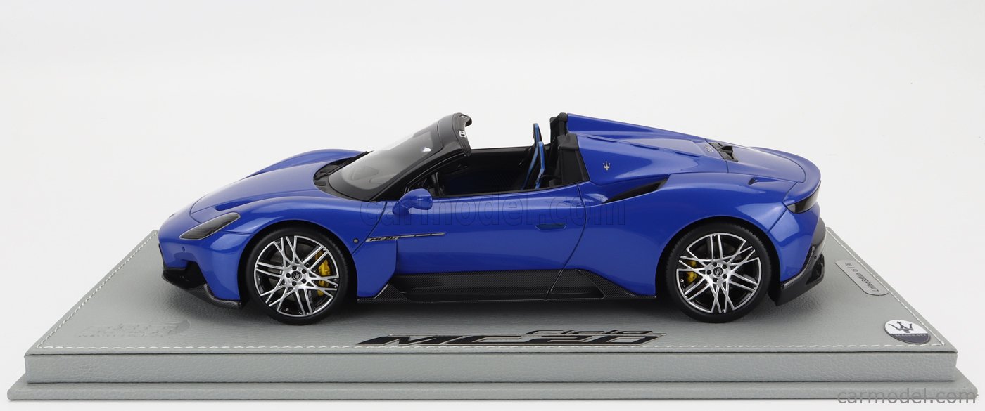 1:18 BBR Maserati MC20 Coupé 2020 Rosso Vincente / Gloss Noir Roof Die-Cast HE1