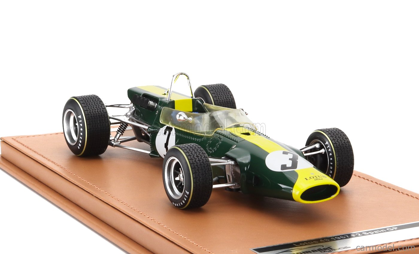 ミニカー　1/18 ロータス 48 F2 スペインGP 1967 優勝車 #3 Jim Clark [TM18-179B] basque_tm18-179b