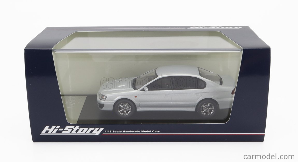 HI-STORY HS367-SL Scale 1/43 | SUBARU LEGACY B4 RSK 2001 SILVER