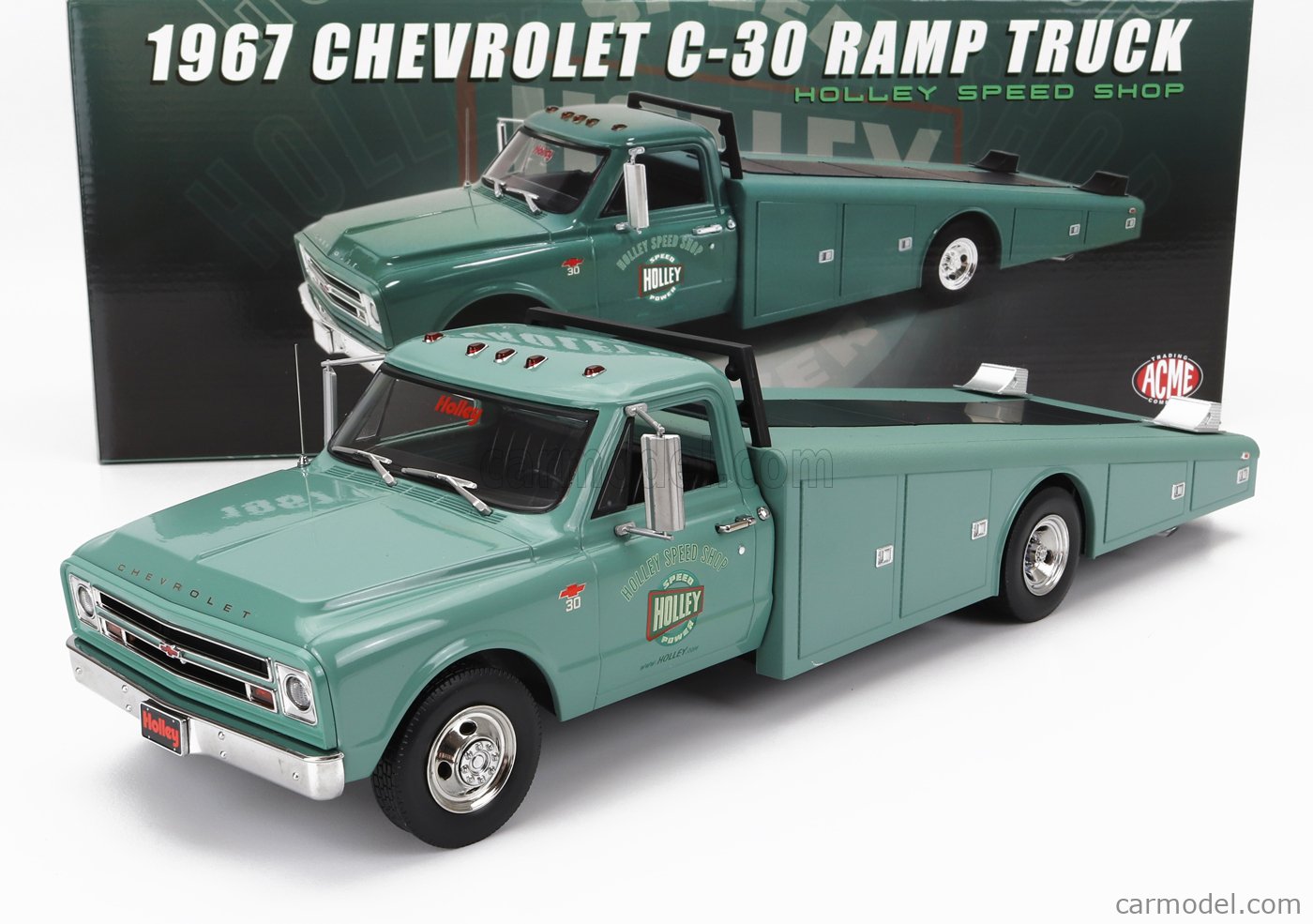No227ミニカー1/18 CHEVROLET C-30 RAMP TRUCK 1967 Chevrolet C-30 Ramp Truck Black 