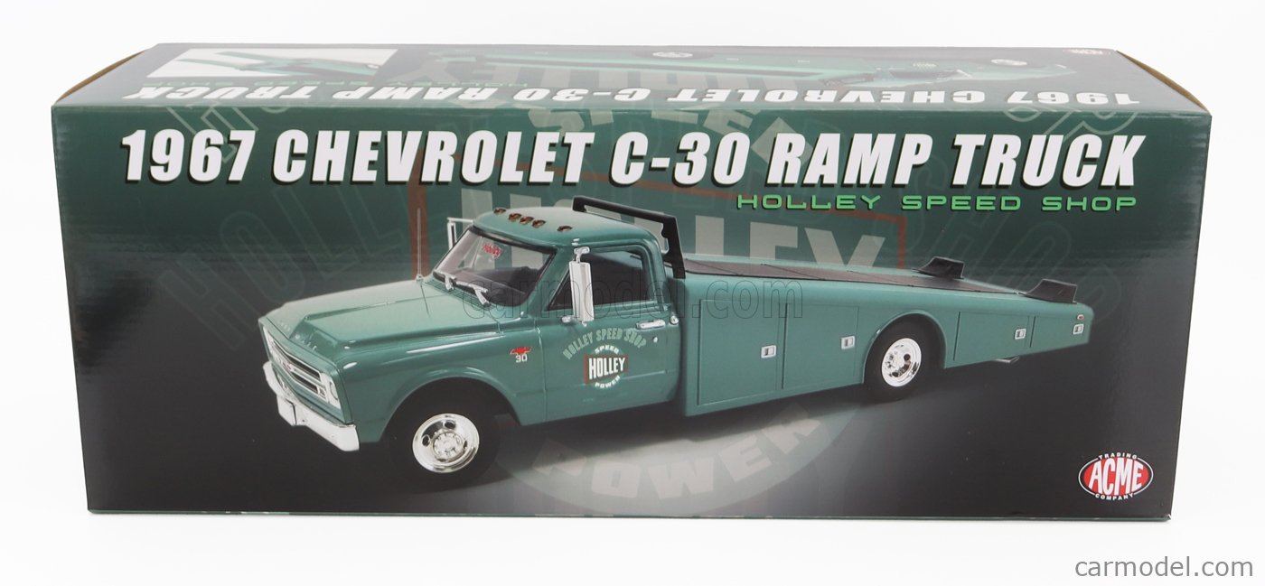 No227ミニカー1/18 CHEVROLET C-30 RAMP TRUCK Acme 1:18 Scale 1967 Chevrolet C-30 Ramp Truck - Grumpy's