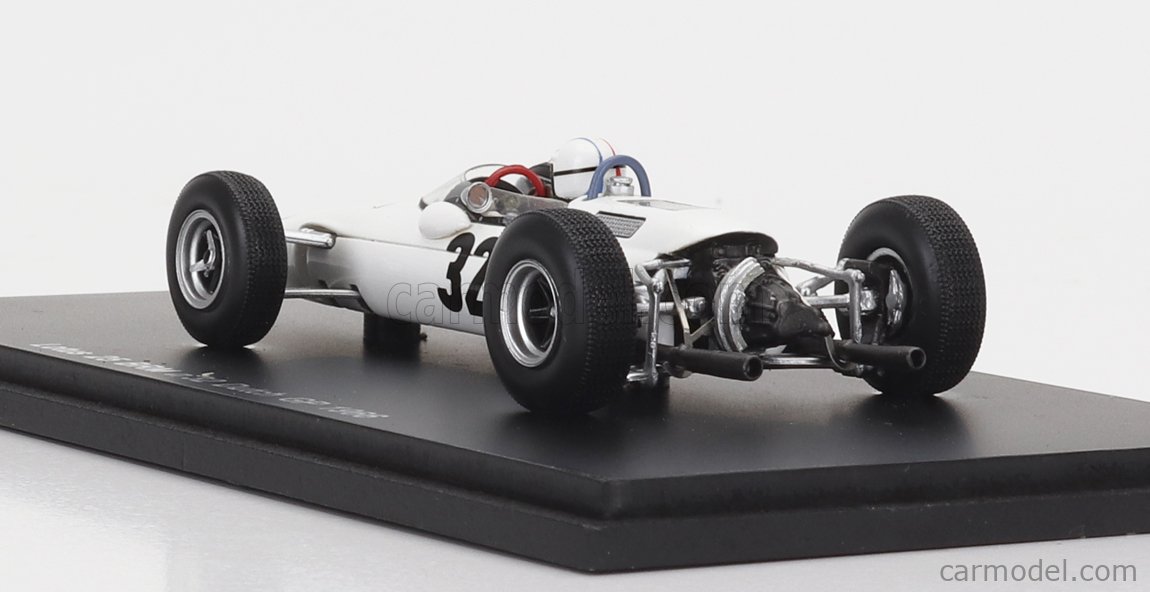 SPARK-MODEL S1619 Scale 1/43  LOTUS F1  25 BRM N 32 DUTCH GP 1966 MIKE SPENCE WHITE GREEN