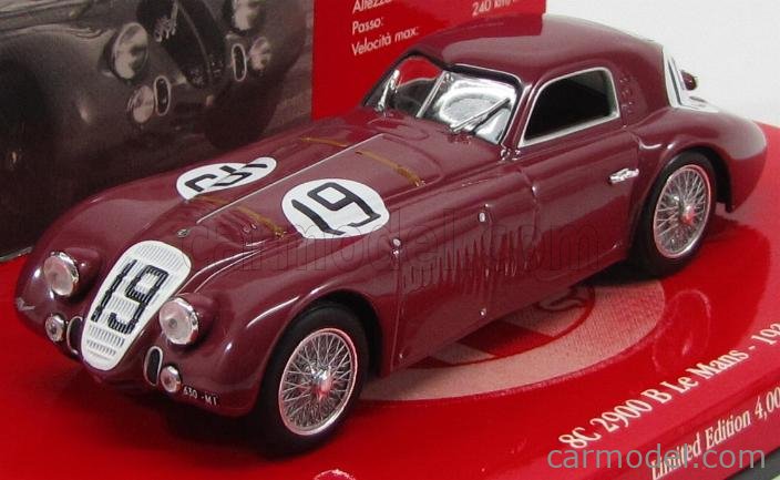 MINICHAMPS 436120473 Scale 1/43 | ALFA ROMEO 8C 2900B SPECIALE TOURING ...