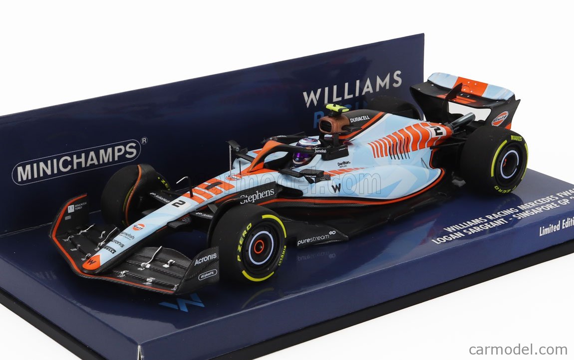 ミニカー Williams Racing Singapore GP 2023 1/43 MINICHAMPS 417231602 Scale 1/43 | WILLIAMS F1 FW45 TEAM WILLIAMS