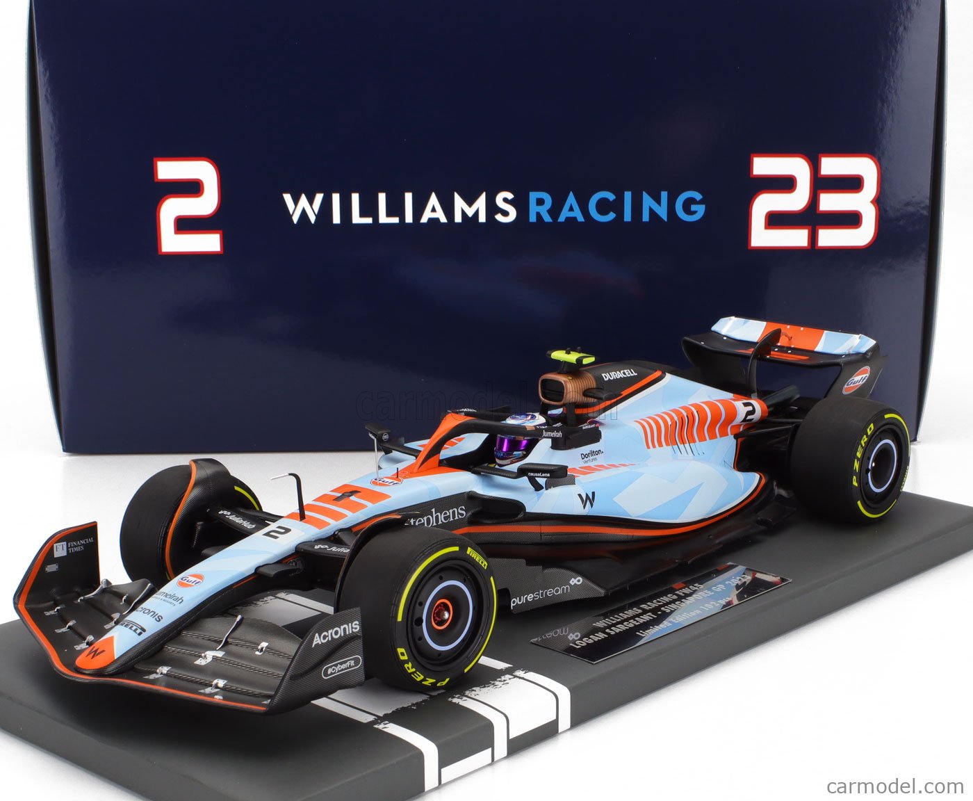 ミニカー　1/18 ウィリアムズ レーシング FW45 ローガン・サージェント 2023 [117230102] 中古】ミニカー 1/18 ウィリアムズ レーシング FW45 ローガン