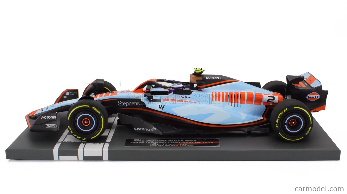 ミニカー　1/18 ウィリアムズ レーシング FW45 ローガン・サージェント 2023 [117230102] 中古】ミニカー 1/18 ウィリアムズ レーシング FW45 ローガン