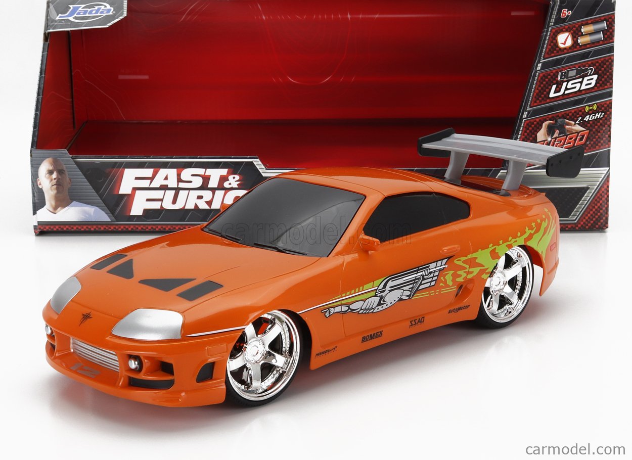 Jada Toys - Fast and Furious 1:16 Radio Control, Brian's Toyota Supra 