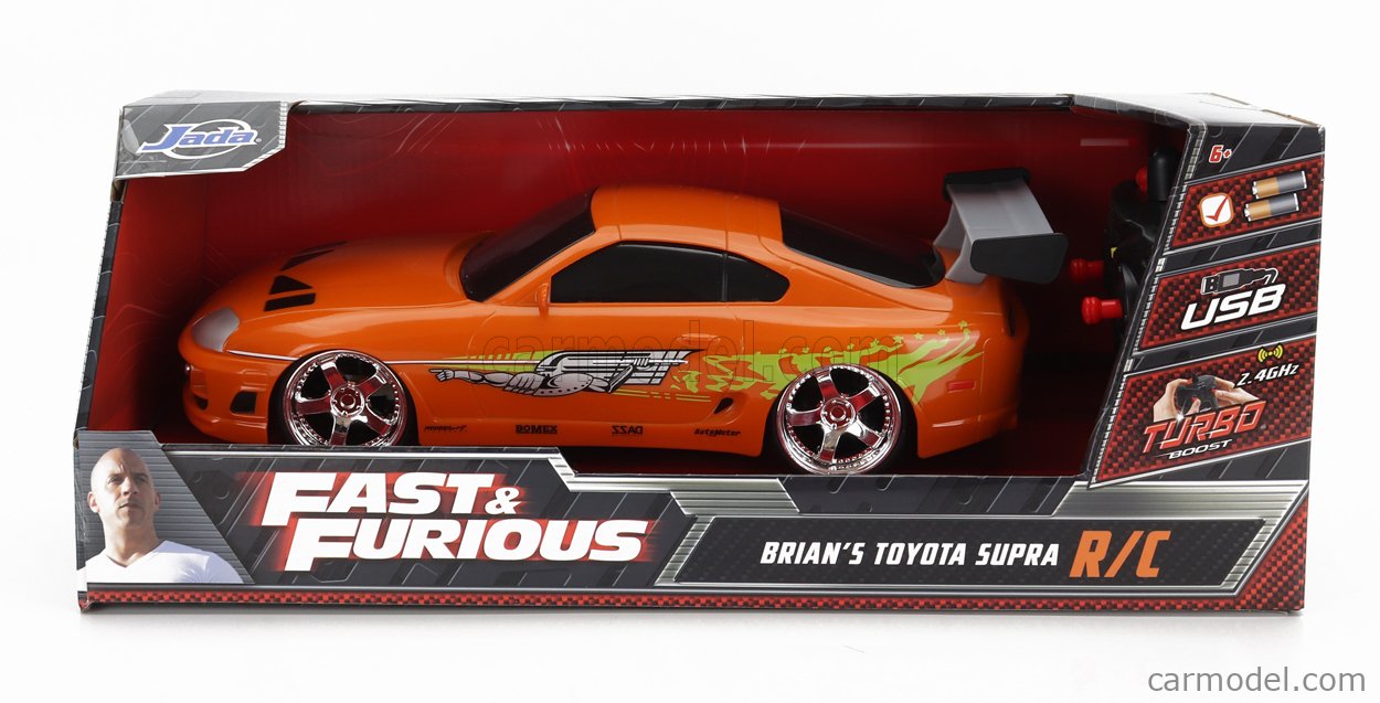 miniature Fast & Furious RC Brian's Toyota, 1:16 scale