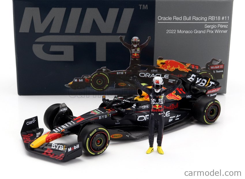 MINI-GT MGT00551-L Scale 1/64 | RED BULL F1 RB18 TEAM ORACLE RED