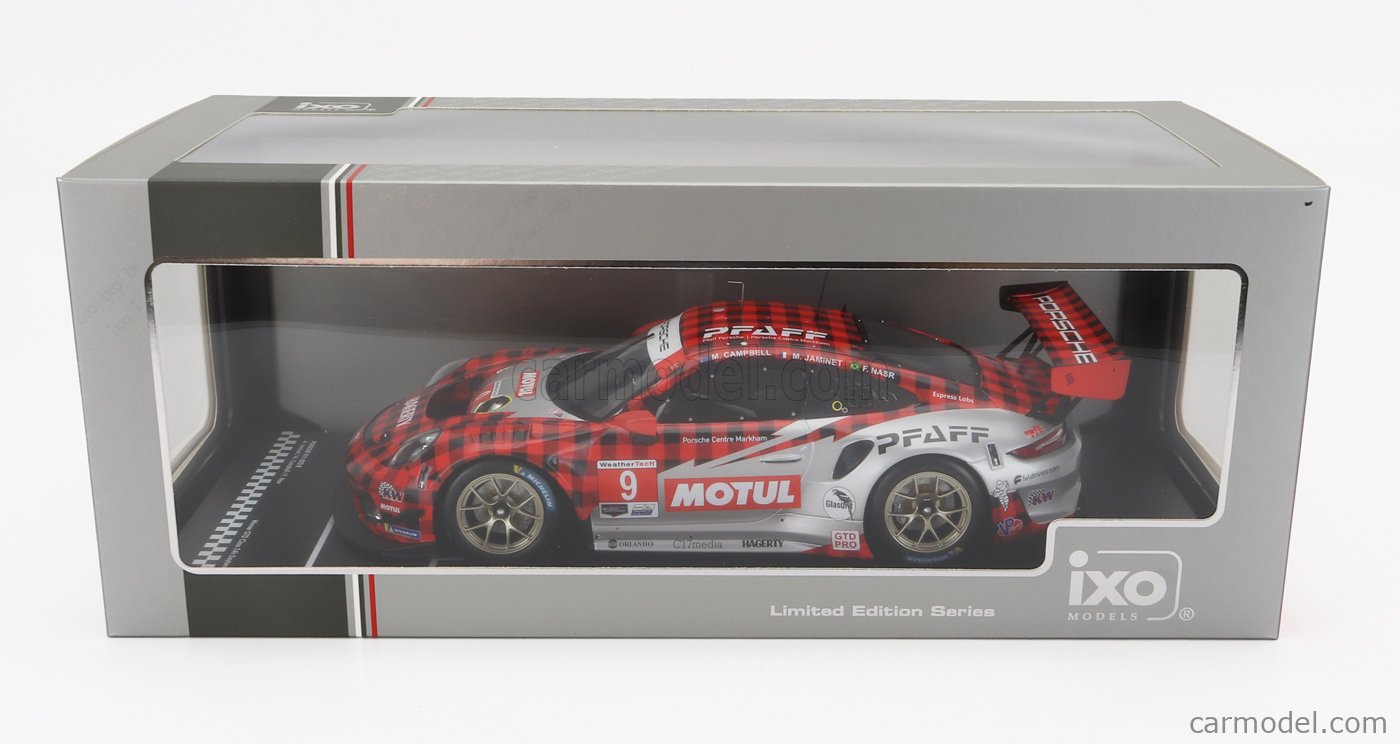 IXO-MODELS LEGT18-23001B Scale 1/18 | PORSCHE 911 991-2 GT3 R TEAM ...