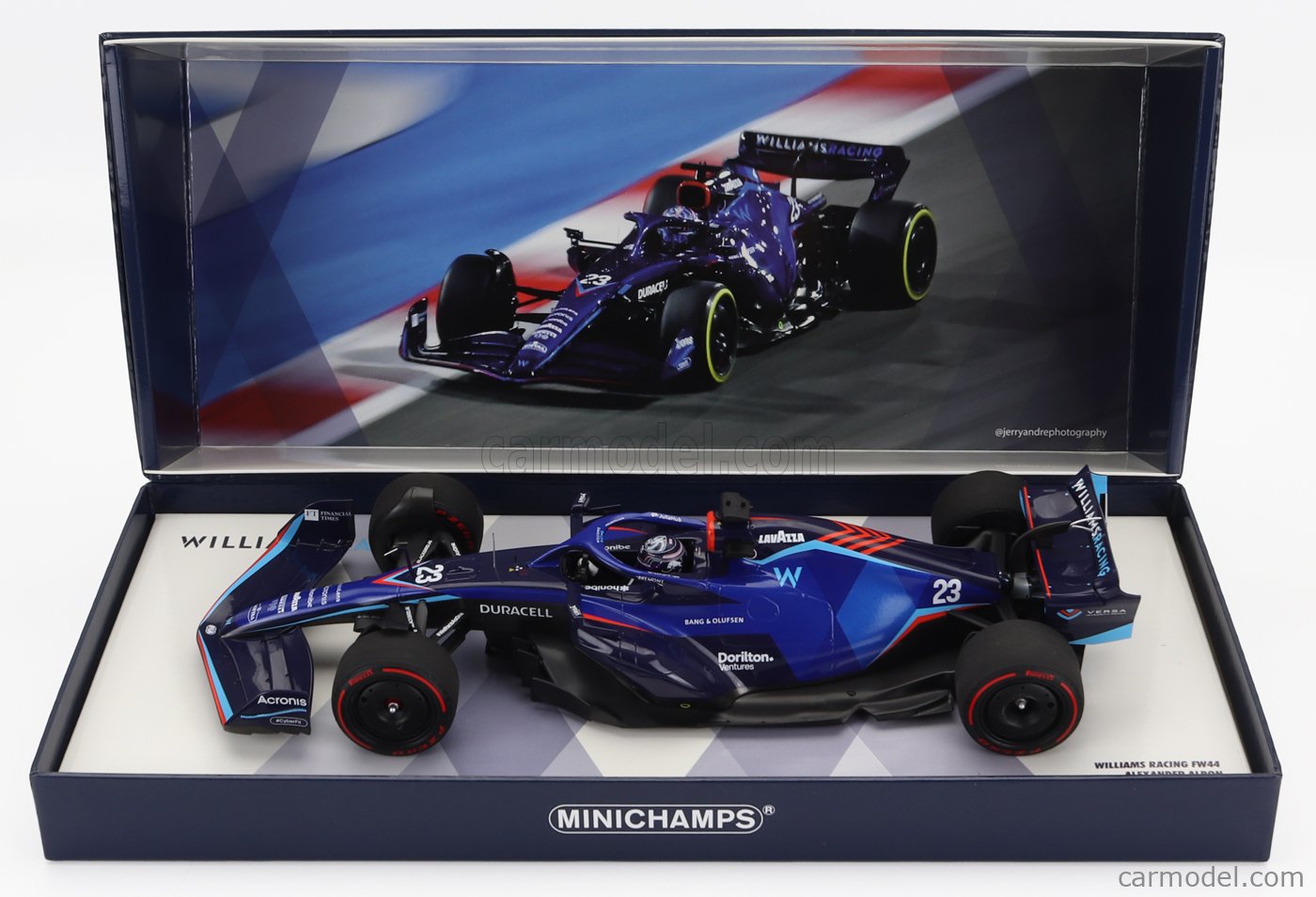 Minichamps 1/18 Williams Racing FW44 Alexander Albon Miami GP F1, Prévente
