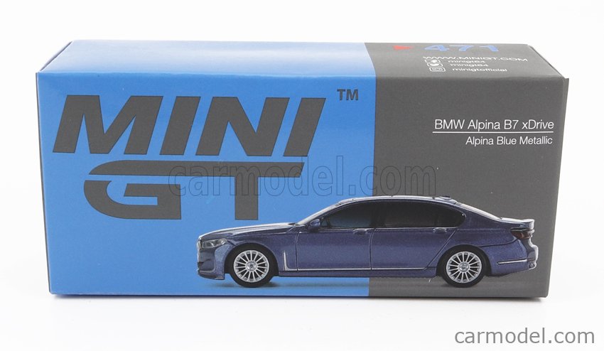 Miniature Voiture MINI GT BMW Alpina B7 XDrive Rouge 2023 - Échelle 1:64 - Neuve En Boîte - N°693