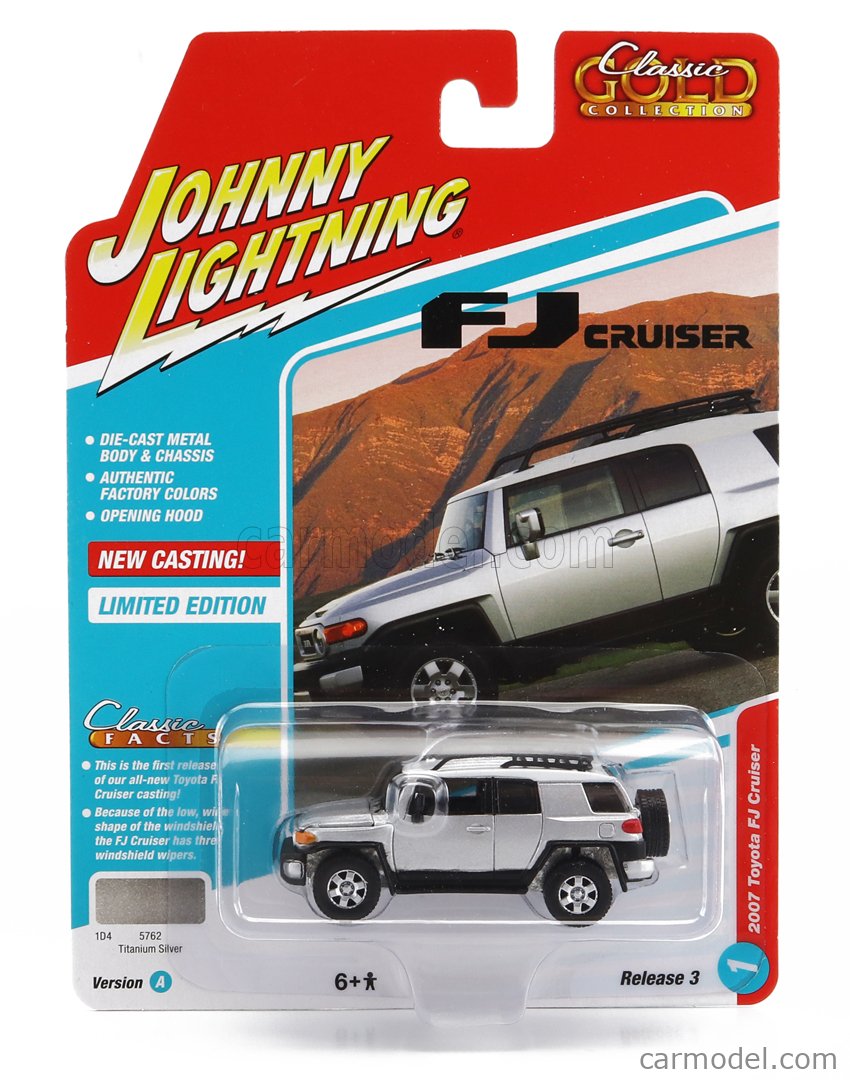 JOHNNY LIGHTNING JLCG030A-1 Scale 1/64 | TOYOTA FJ CRUISER 2007 SILVER