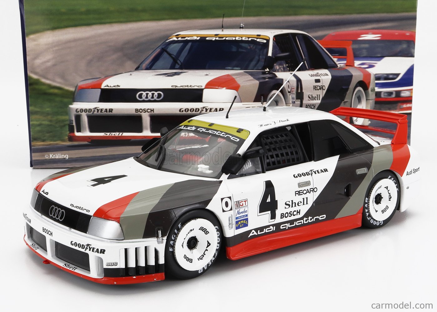 WERK83 W1806003 Scale 1/18 | AUDI 90 QUATTRO TEAM AUDI SPORT N 4