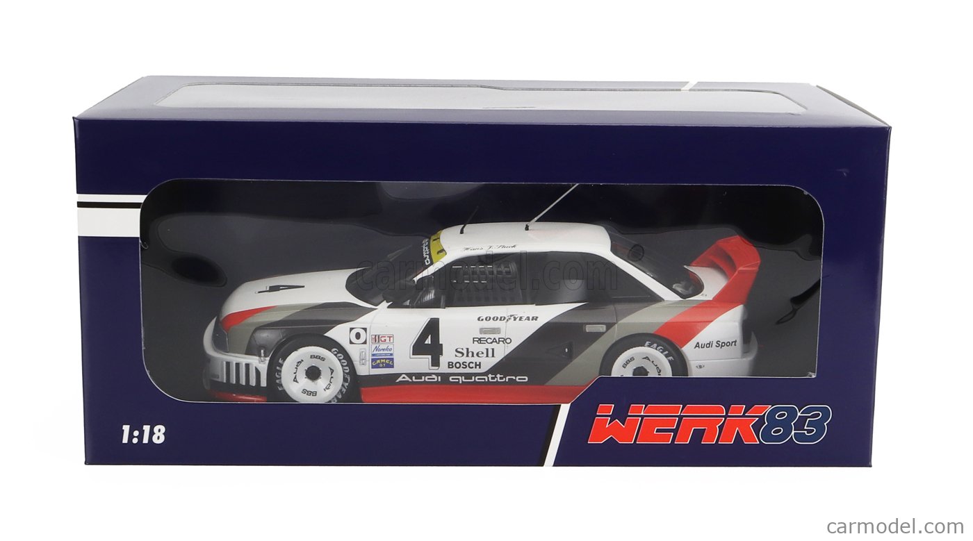 WERK83 W1806003 Scale 1/18 | AUDI 90 QUATTRO TEAM AUDI SPORT N 4