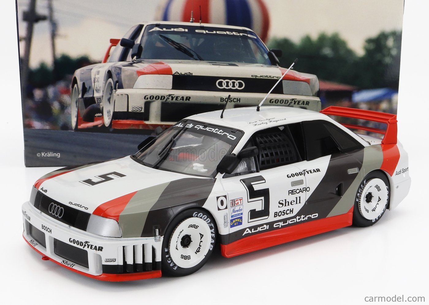 Miniature 1:18 WERK83 – Audi 90 Quattro IMSA GTO #5 Laguna Seca 1989