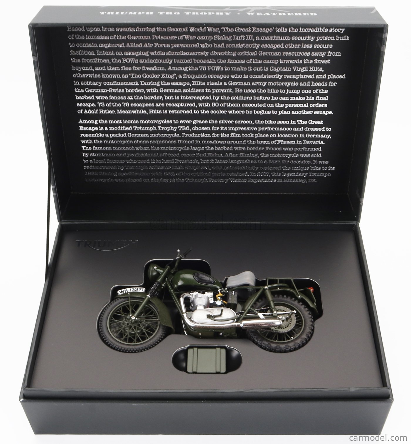 CORGI CC08501 Scale 1/12 | TRIUMPH TR6 1962 - THE GREAT CORGI CC08501 Scale 1/12 | TRIUMPH TR6 1962 - THE GREAT